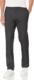 Men's Athletic Fit Khaki Lux Stretch Pants - Wrinkle-Free Comfort