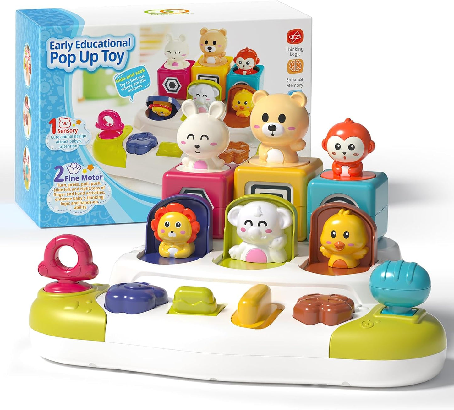 1 Year Olds Learn Cause & Effect with PANITU Toy