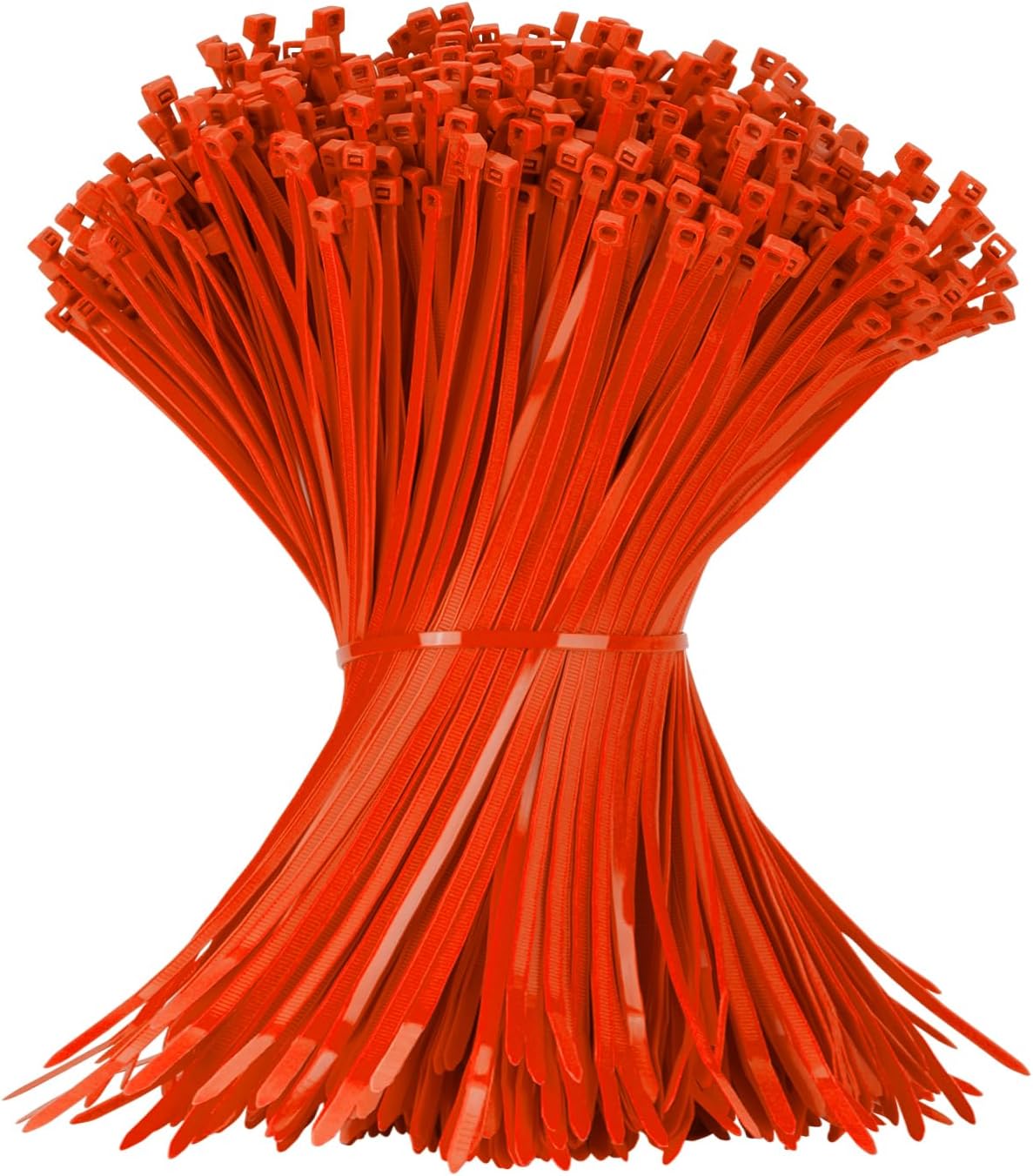 1000PCS 12 Red Zip Ties - Heavy Duty for Bundling