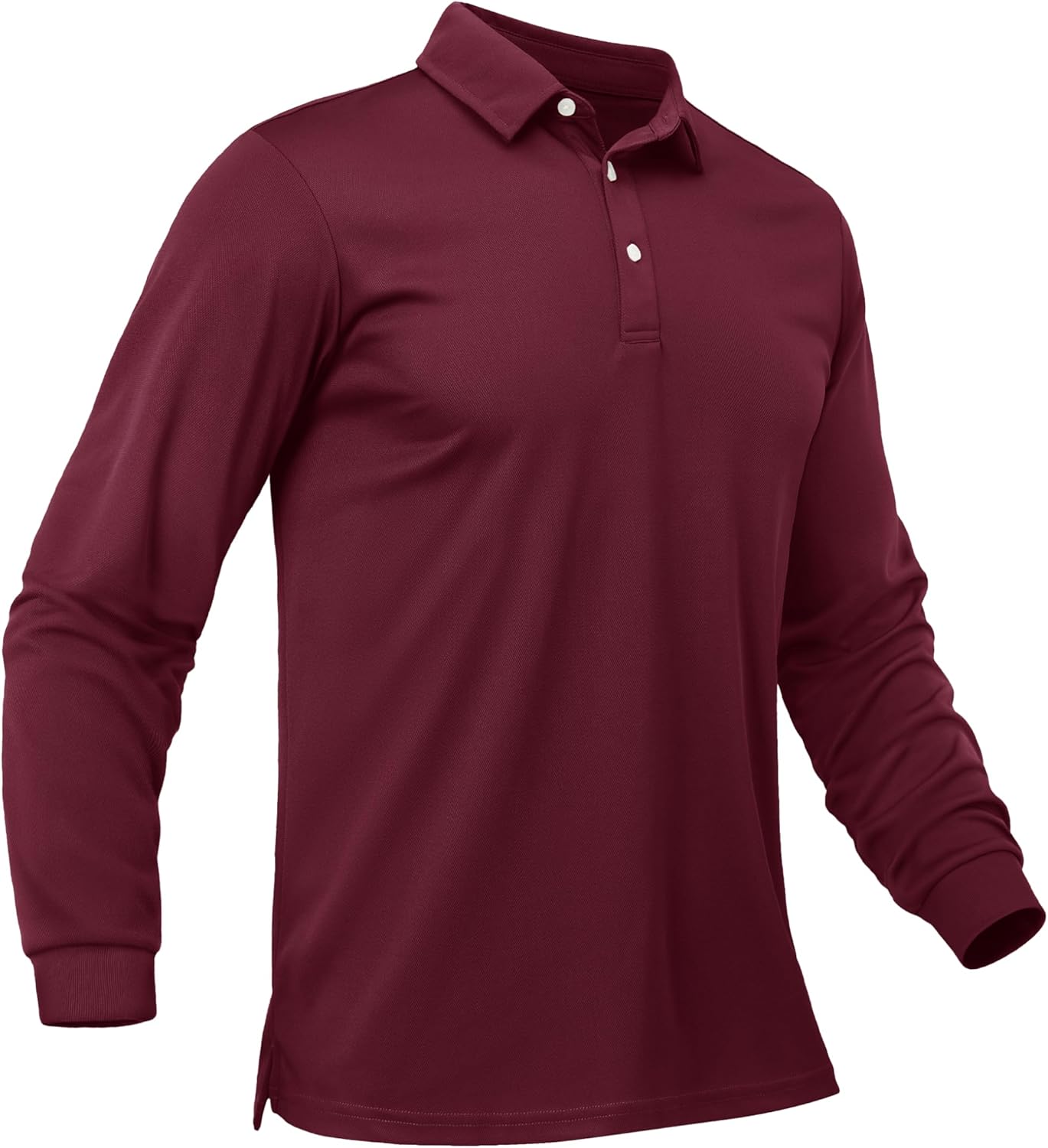 MAGCOMSEN Men's Long Sleeve Polo Shirt for Golf and Sports
