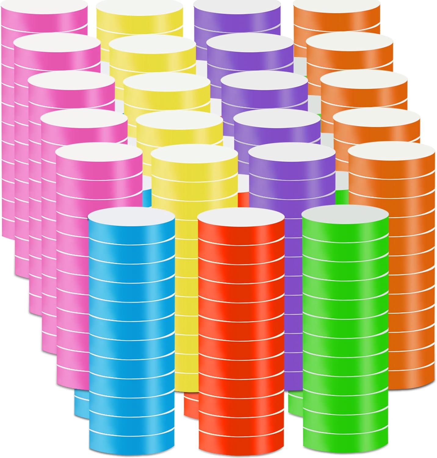 7000 Counts Waterproof Neon Wristbands for Events and Parties