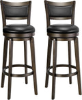 PrimeZone Swivel Bar Stools Set of 2 34 in Extra Tall - Comfortable