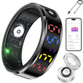 Smart Ring for Women Men with Color Screen and Fitness Tracker