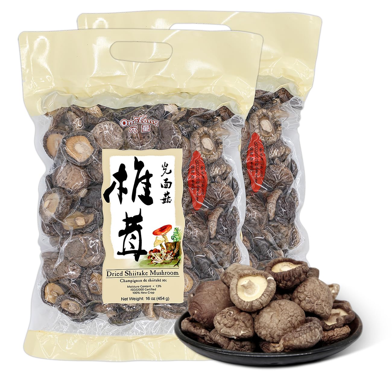 ONETANG Dried Shiitake Mushrooms for Flavorful Cooking