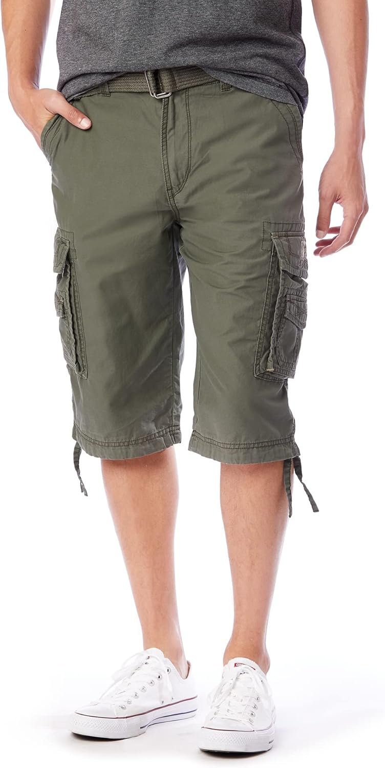 Unionbay Men's Cordova Belted Messenger Cargo Short Review