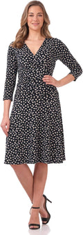 Rekucci Women's Slimming Fit-and-Flare Crossover Tummy (Style CQ54)
