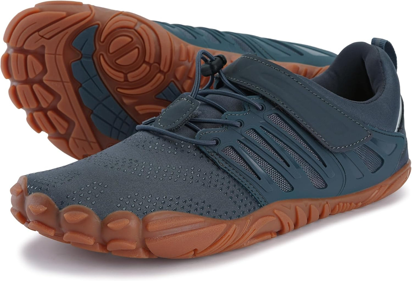 WHITIN Men's Minimalist Trail Runner with Wide Toe Box Design