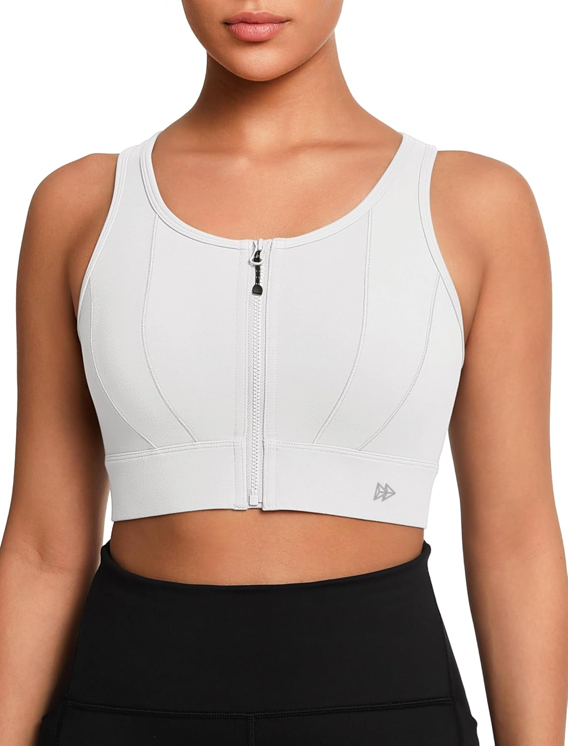Yvette Front Closure Sports Bras for Women High Support Large Bust