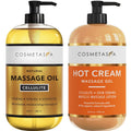Cellulite Massage Oil & Hot Cream - Firm, Tone, Tighten Skin