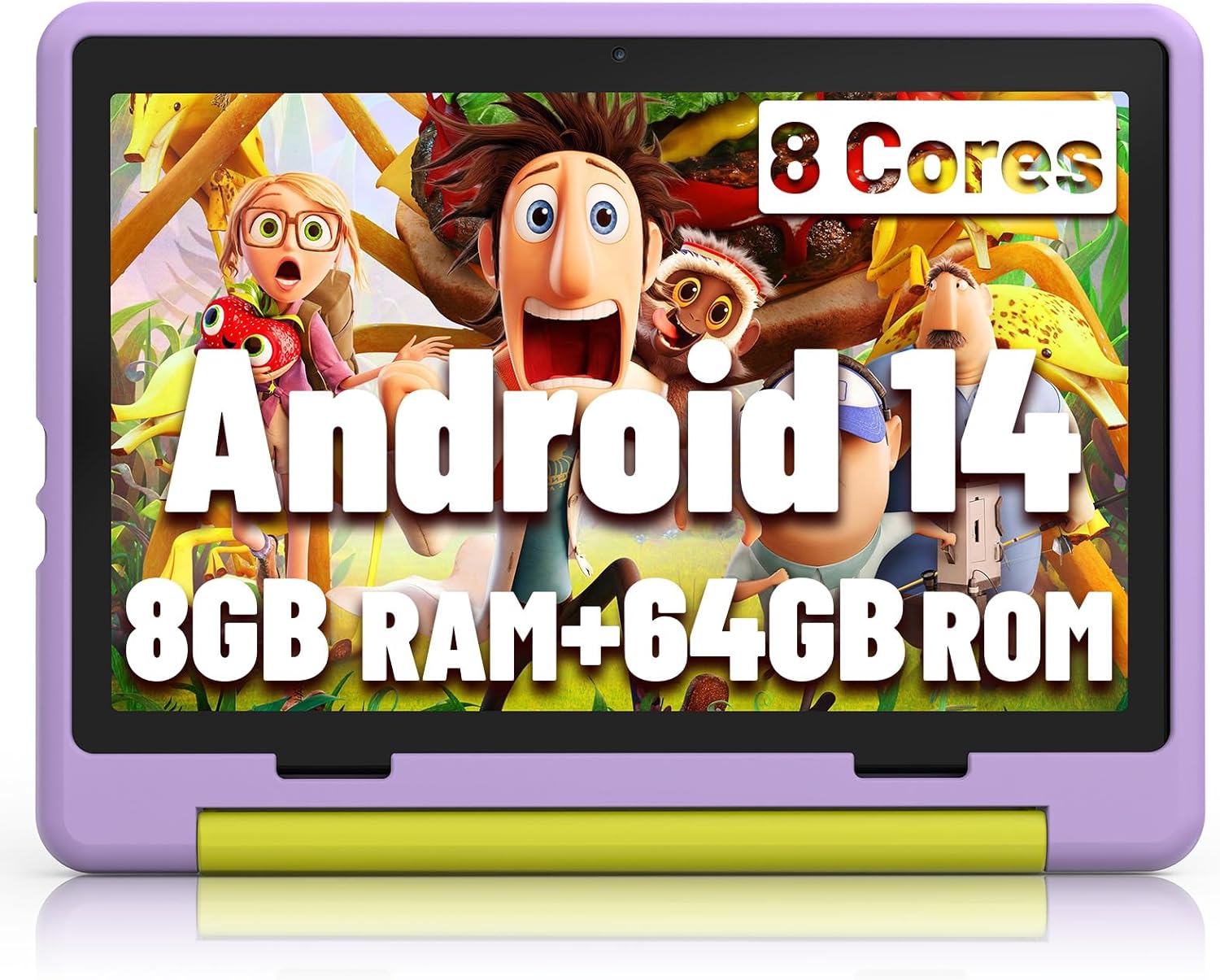 Kids Tablet with Protective Case - Upgraded Android 14 for Fun
