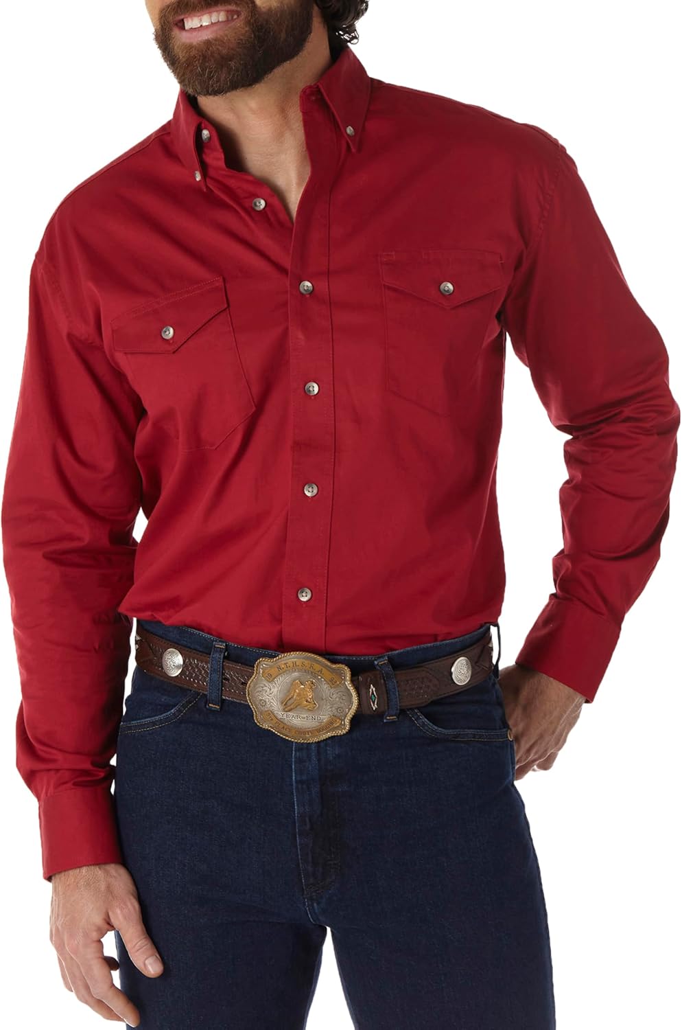 Wrangler Men's Painted Desert Long Sleeve Button Shirt Review