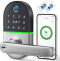 Smart Keypad Door Lock with Handle - Keyless Entry Fingerprint Lock X1