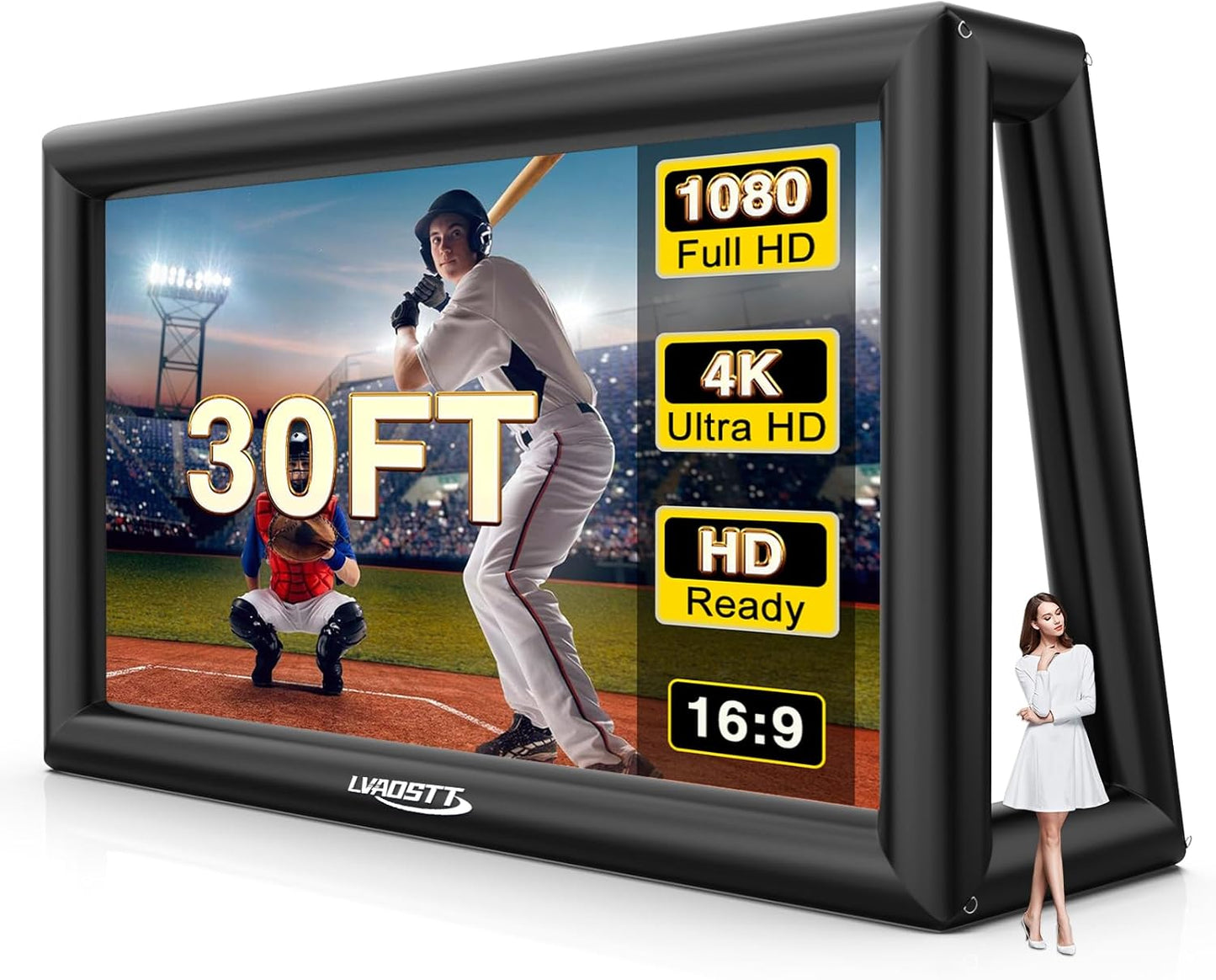Inflatable Projector Screen for Outdoor Movie Nights and Events