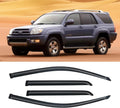 Window Visors for Toyota 4Runner 2003-2009 - Dark Smoke Tape-On Visors