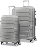 Freeform 2-Piece Luggage Set Light Grey - Carry-On & Large Checked