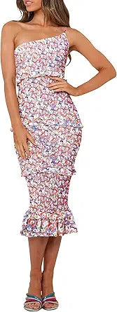 PRETTYGARDEN Women's Summer Midi Bodycon Dress for Every Occasion