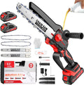 UBeesize Mini Chainsaw Cordless 8in - Longer Runtime, Brushless Motor