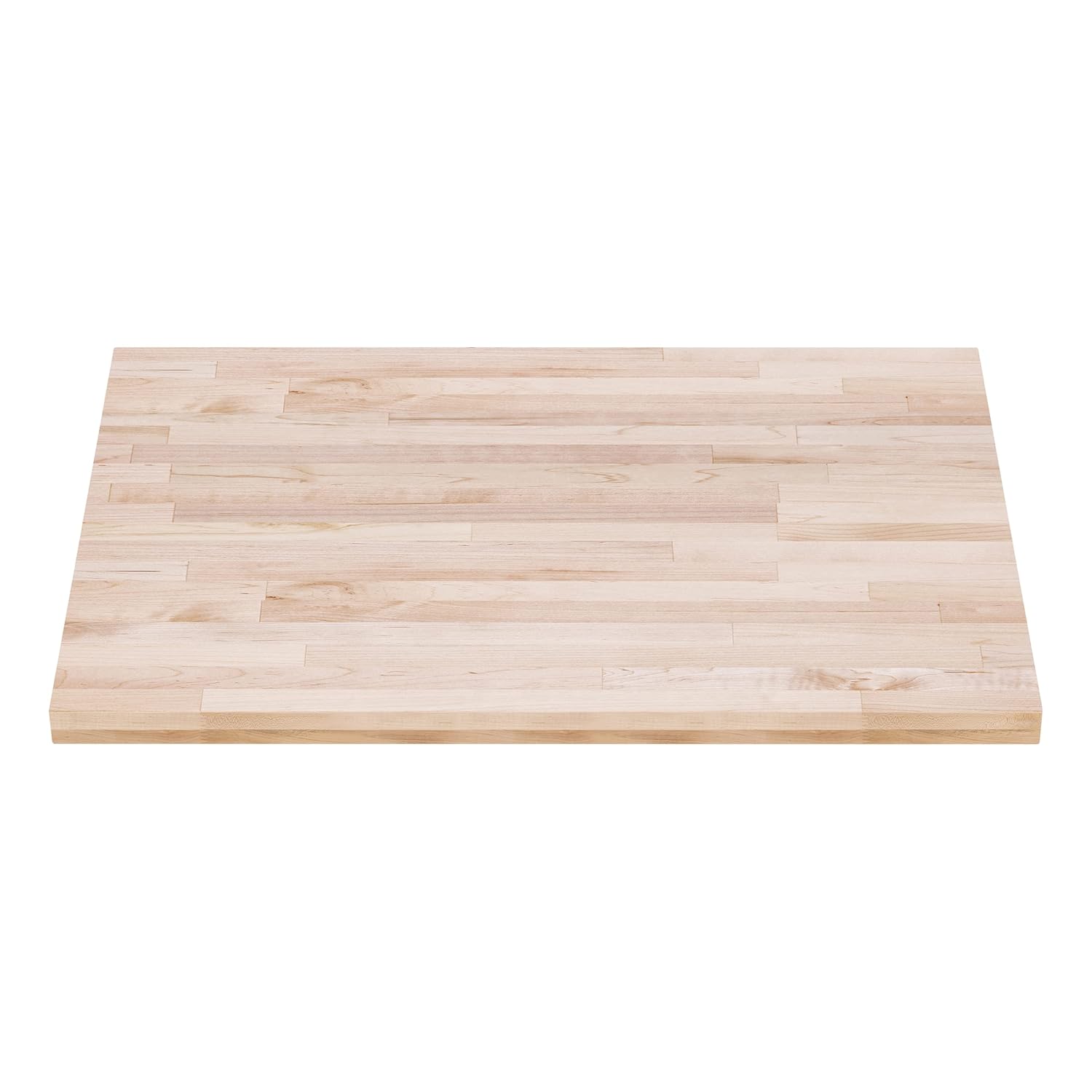 DuraSteel 30x36 Butcher Block Countertop - Maple Solid Wood Workbench