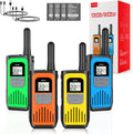 Walkie Talkies for Adults Rechargeable 4 Pack - Long Range Two-Way