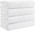 Bath Towels Set of 4 Extra Large 35 x 70 in - Luxury Soft Microfiber