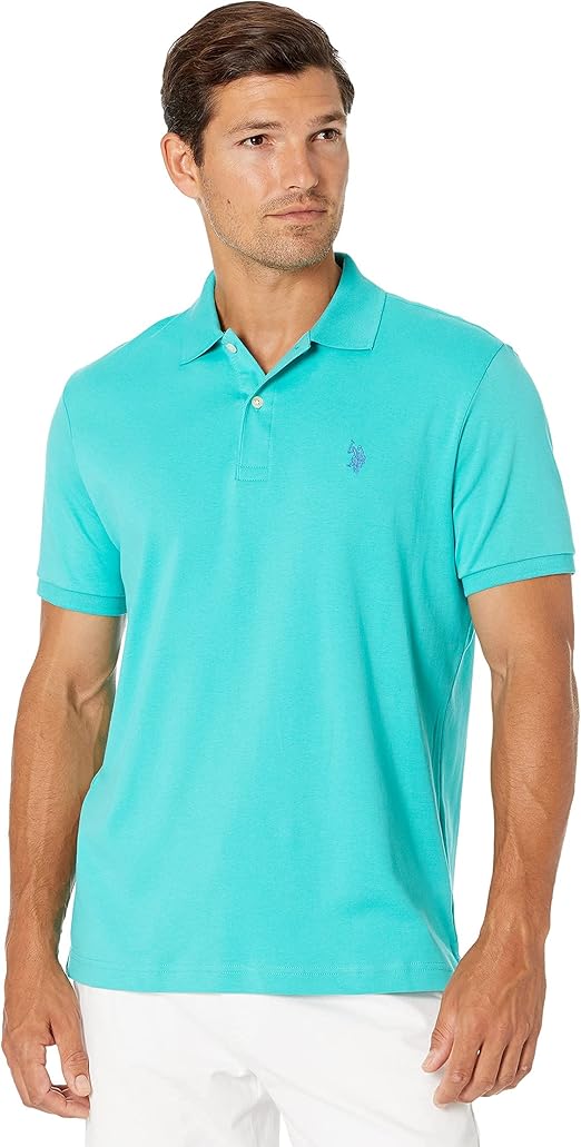 U.S. Polo Assn. Men's Solid Interlock Shirt for Everyday Wear