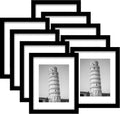11x14 Picture Frame Set of 9 for Wall Mounting or Tabletop