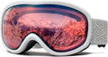 AVV OTG Ski Goggles for Men Women - Anti-Fog Dual Layer UV400
