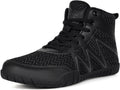 Wrestling Shoes for Men Zero Drop Wide Sole - Mid Top Support