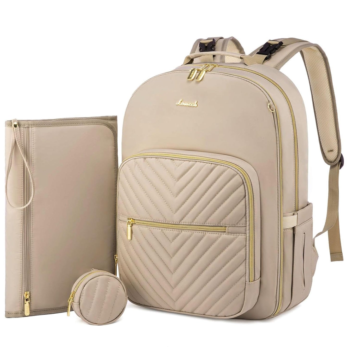 LOVEVOOK Diaper Bag Backpack: Stylish, Large Capacity & Versatile