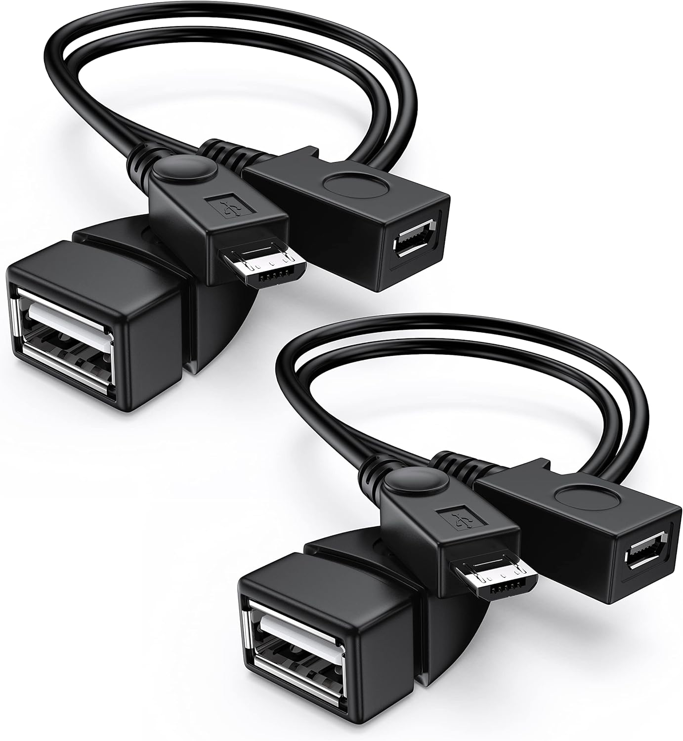 ANDTOBO 2-in-1 Micro USB Adapter - Power & Connectivity