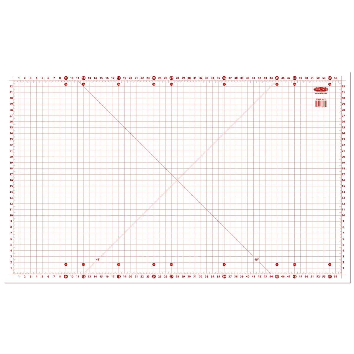 Sullivans USA Cutting Mat for Home Hobby Table - 59x36 in