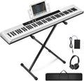 88 Key Semi-weighted Electronic Keyboard Piano - Portable 88-Key