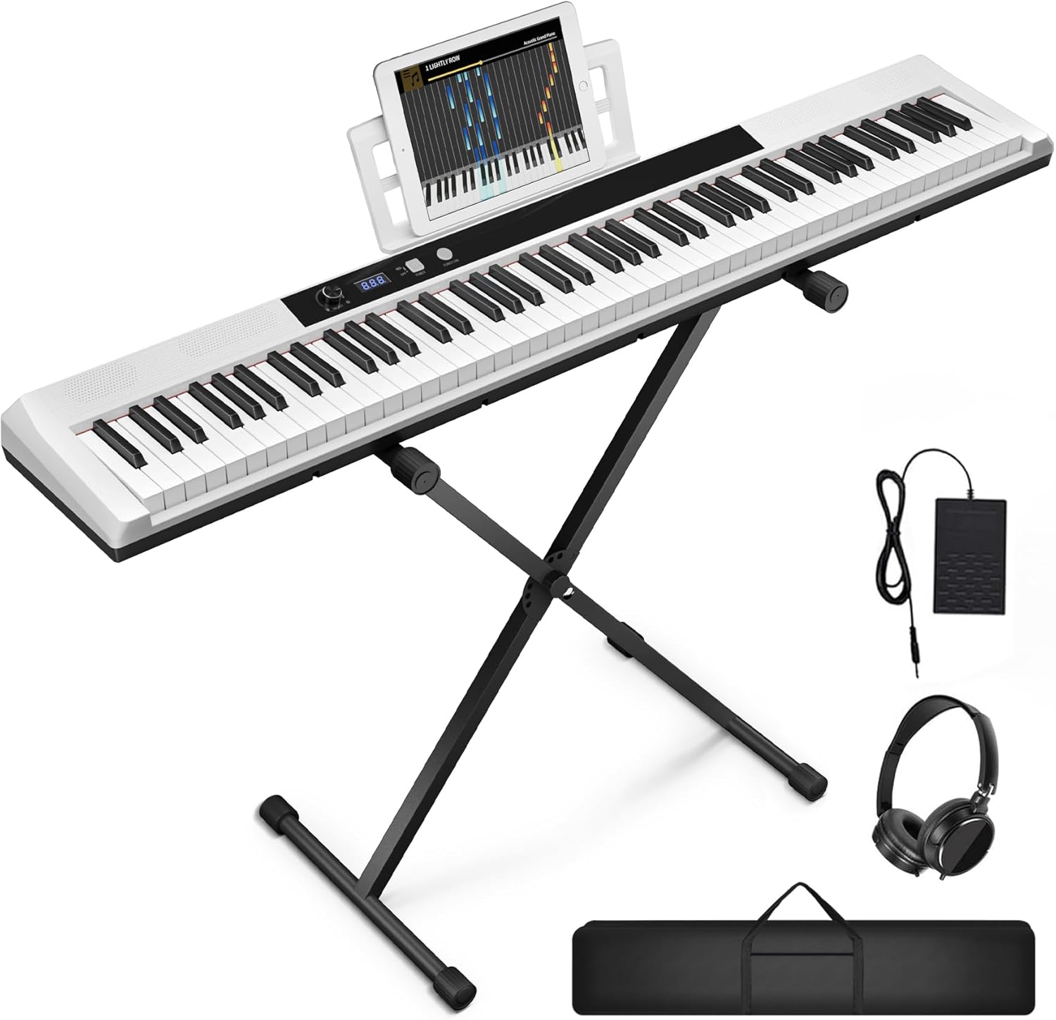 88 Key Semi-weighted Electronic Keyboard Piano for Beginners