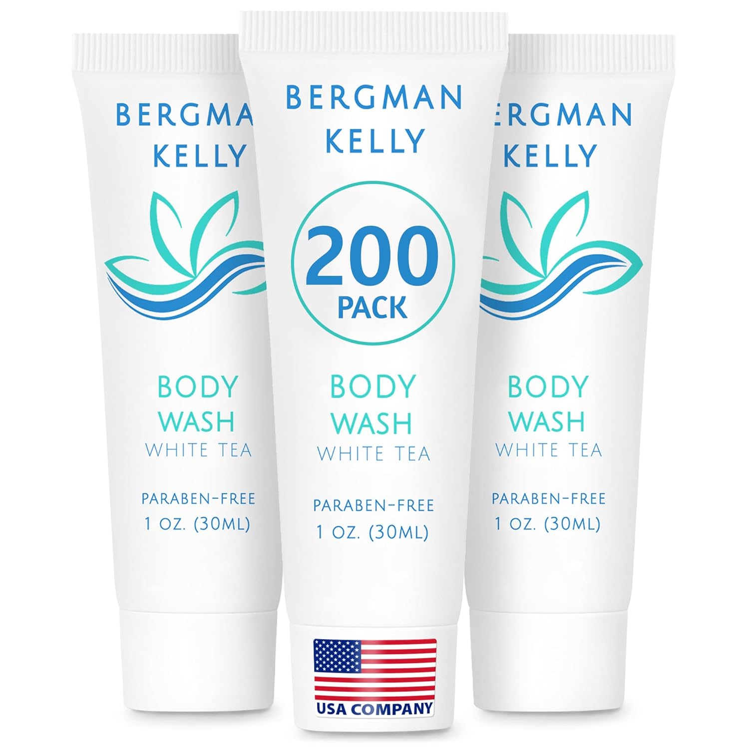 Bergman Kelly Travel Size Body Wash for Hotels and Guests