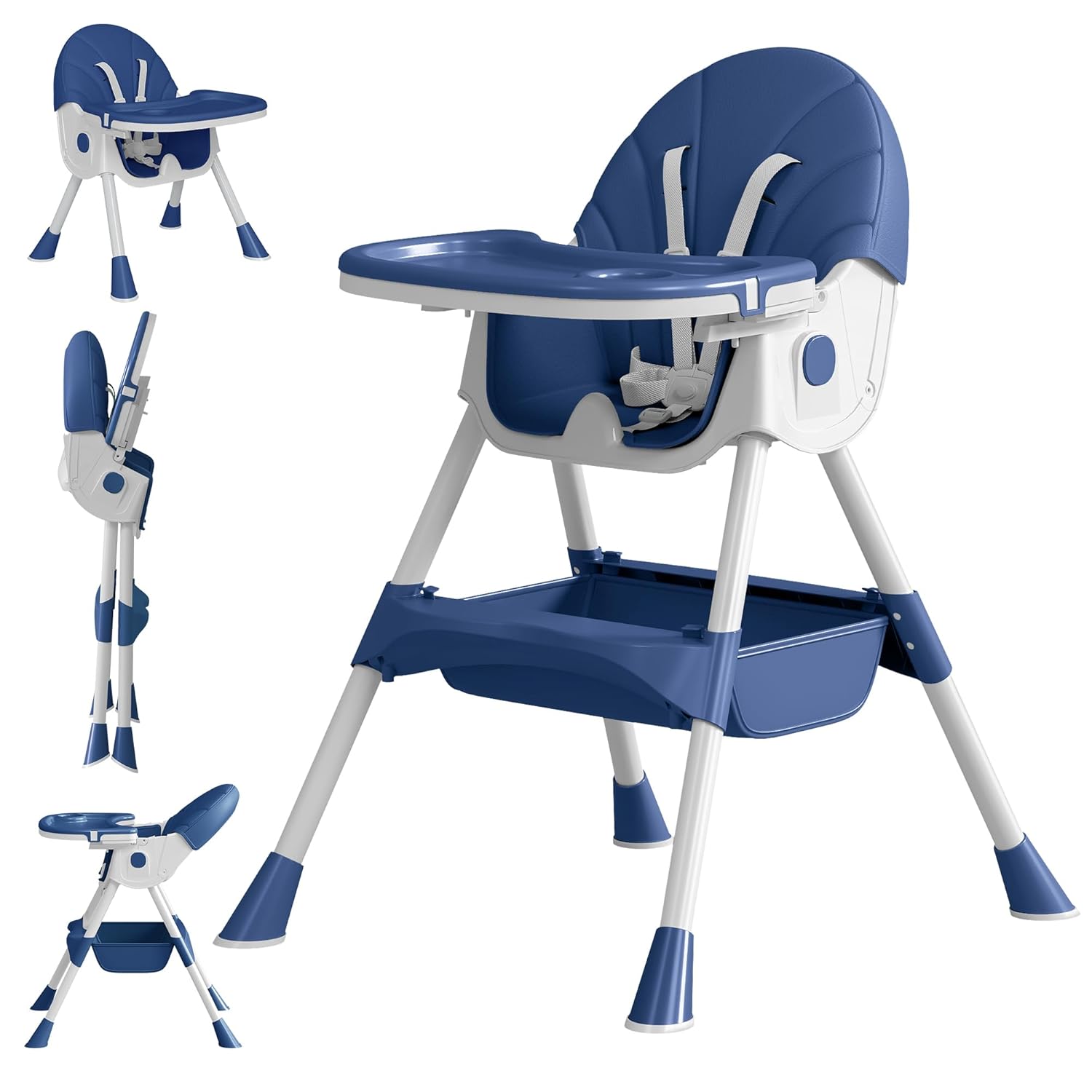 5 in 1 High Chair for Babies and Toddlers - Versatile Design