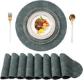 UnivoColors PU Leather Placemats Set of 8 for Dining Table