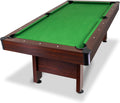 7 ft Pool Table with Wood Finish - Compact Game Room Table