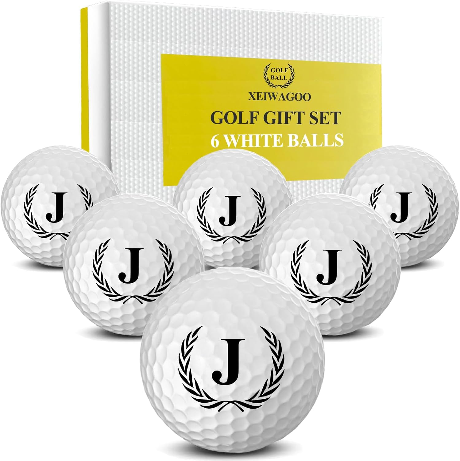 Personalized Initial Golf Balls Set - Perfect Gift for Golfers!