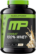 MusclePharm Combat 100% Whey Protein Powder, Vanilla - Fast Recovery