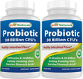 Probiotic 10 Strains 30 Billion CFU - Shelf Stable Digestive Support