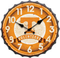 University of Tennessee Bottle Cap Clock - Retro Metal Wall Clock