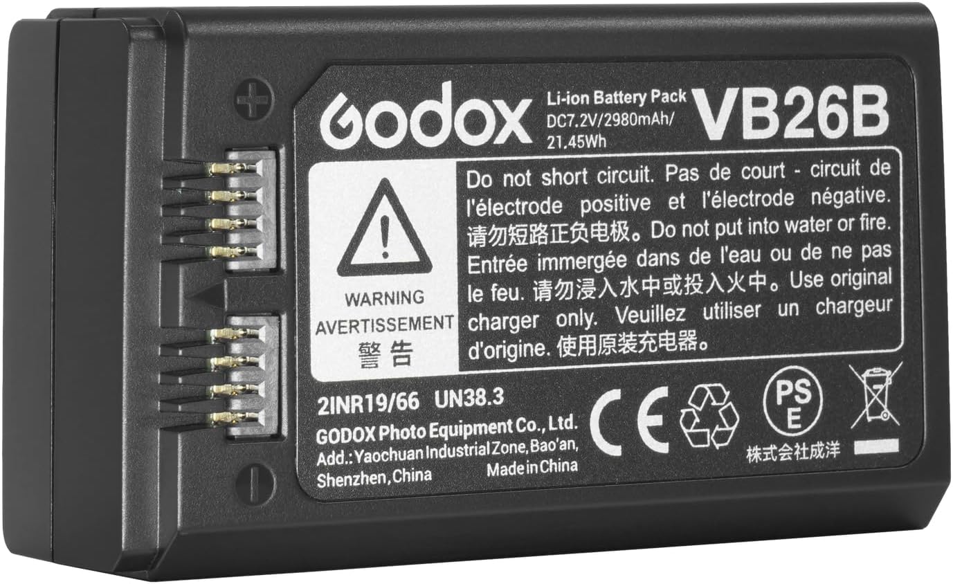 GODOX V1 Battery Replacement for V1S V1C V1N V1F V1O V1P