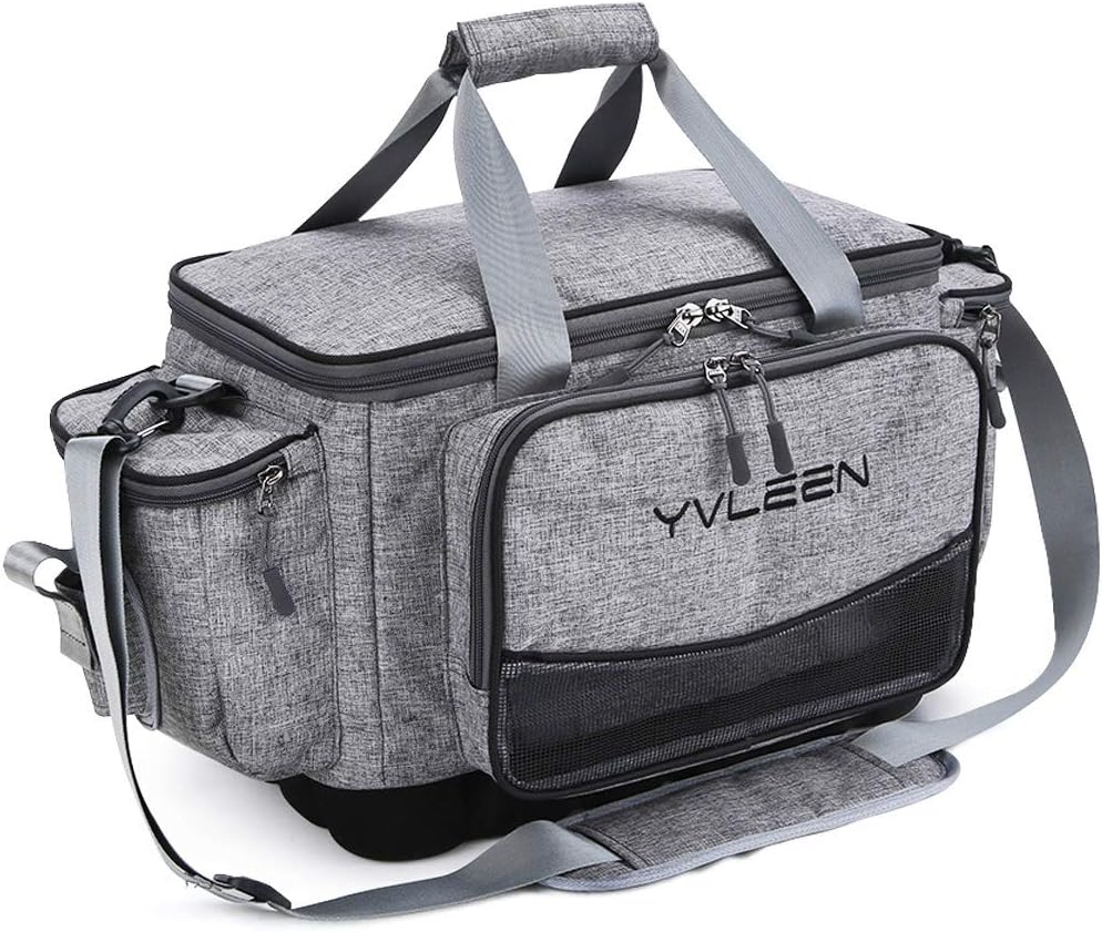 YVLEEN Large Water-Resistant Tackle Bag - Organize with Ease!