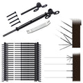 1/8ft Black Cable Railing Hardware Kit - Multi-Angle Turnbuckles