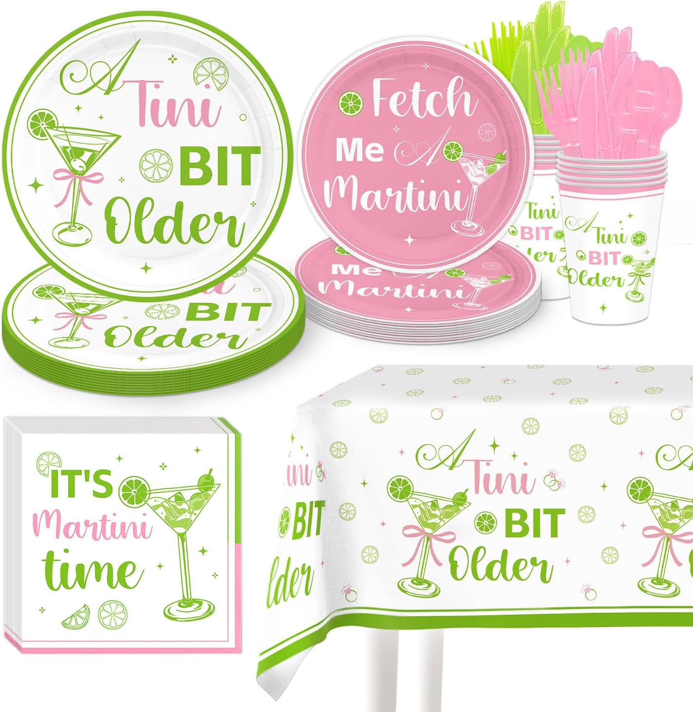 Margarita Party Tableware Set - Weenies & Tini Desserts!