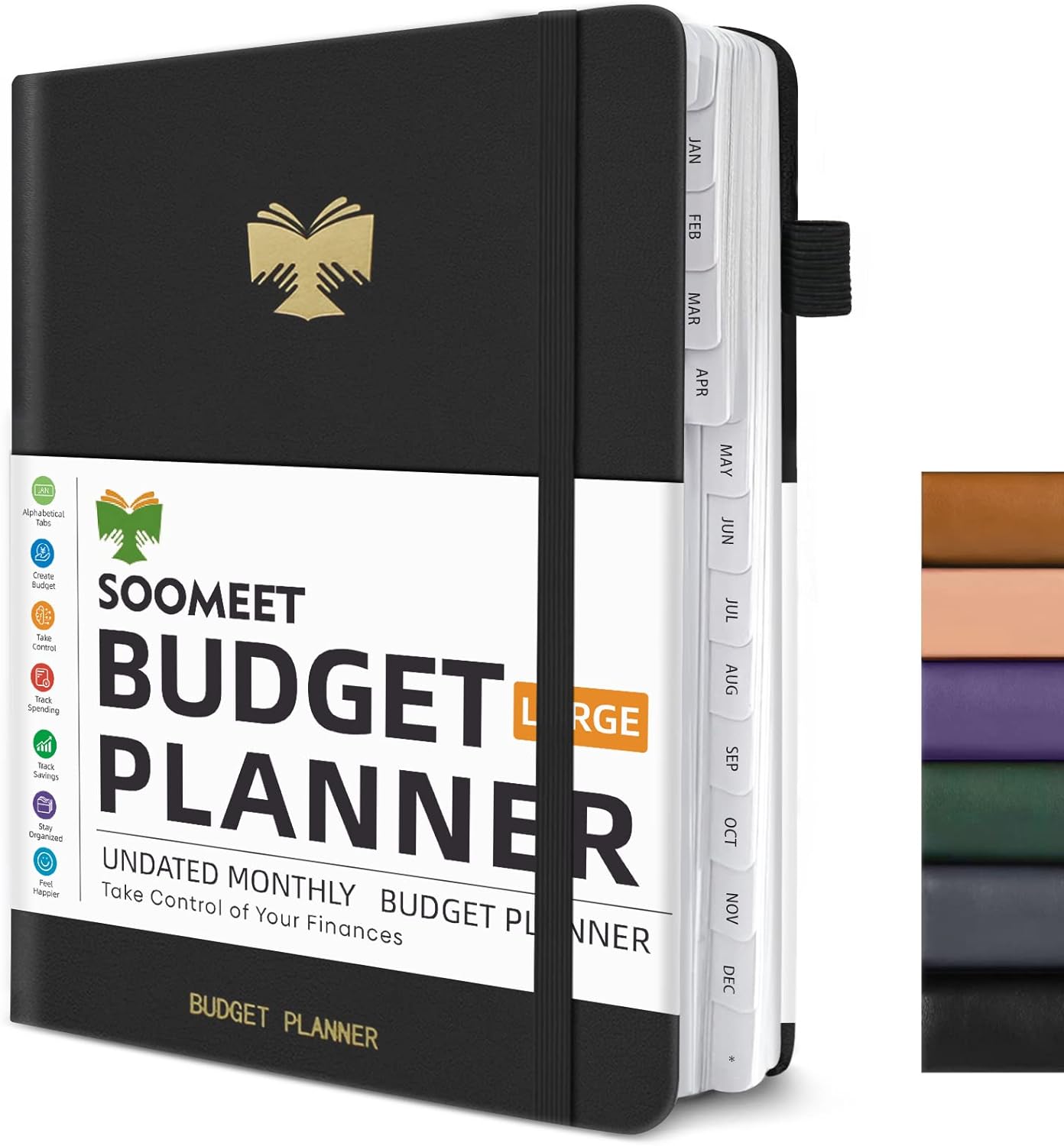 Large Budget Planner with Tabs - Control Your Money! 