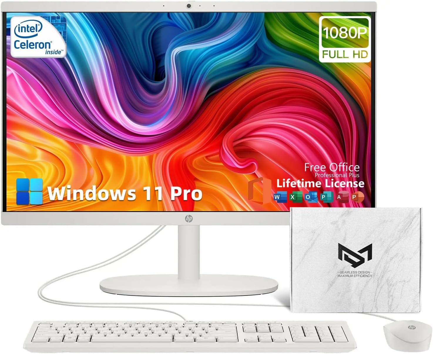 HP All-in-One Desktop Computer for Everyday Use and Work