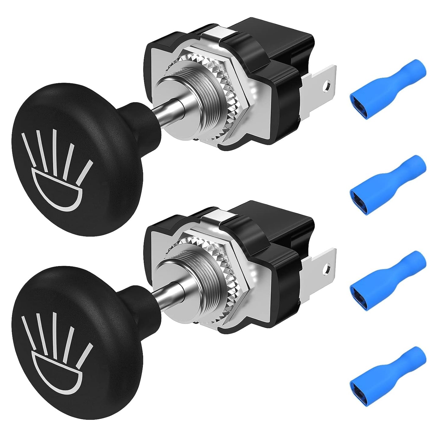 Upgrade Your Golf Cart Lights with 12V Switch - 2Pcs