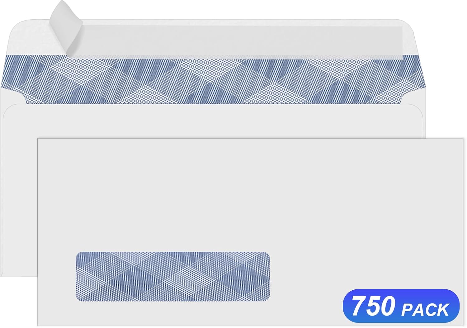 750 No. 10 Self Seal Security Envelopes for Business Use