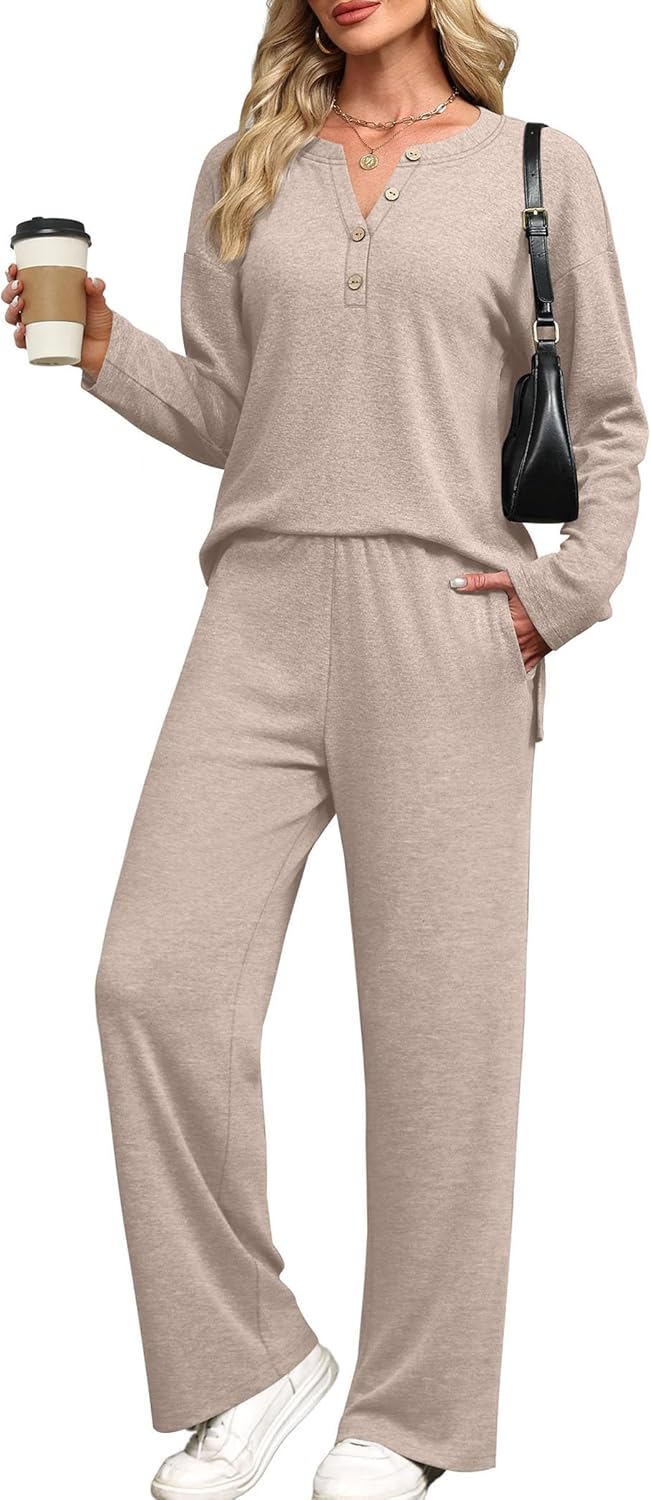 XIEERDUO Lounge Sets for Women - Cozy 2 Piece Sweatsuit